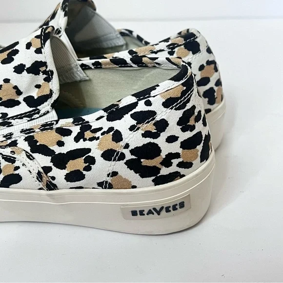 SeaVees Womens Baja Platform Leopard Athletic Sneakers Casual Shoes Size 8 ⬇️ - Picture 5 of 8